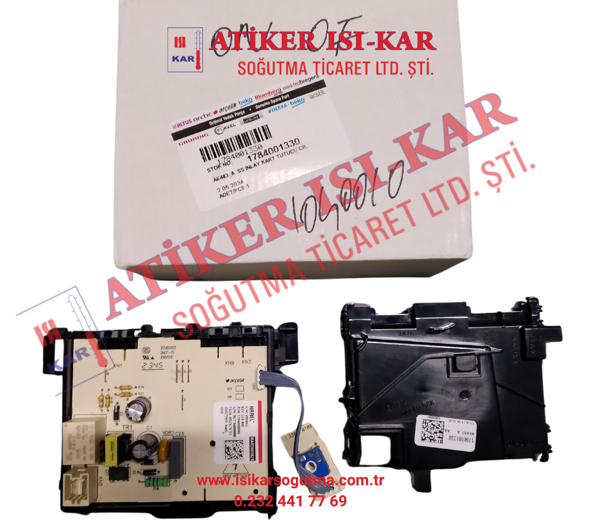 ARÇELİK BEKO ALTUS BULAŞIK MAK.ANA KART 1784001330