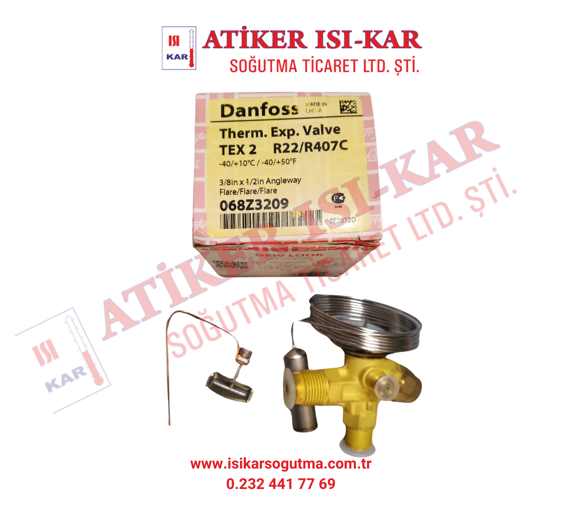 DANFOS EXP.VALF R22 DIŞTAN DENGE