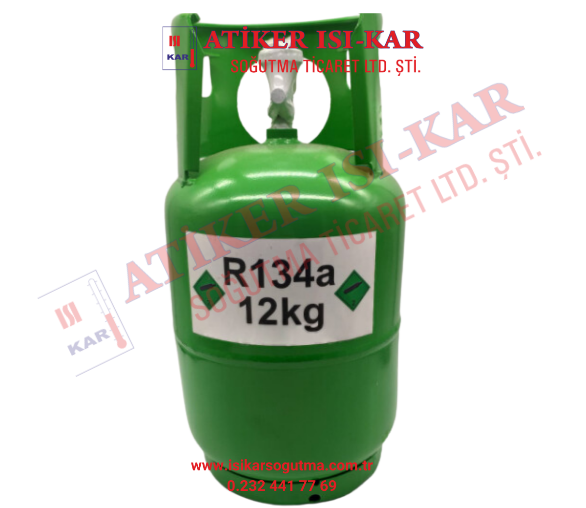 R134A GAZ 12KG DEPOZİTOLU