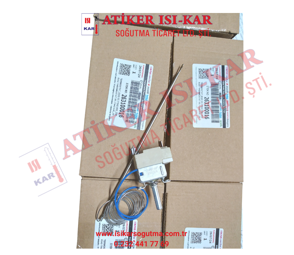 ARÇELİK FIRIN TERMOSTAT 263100016