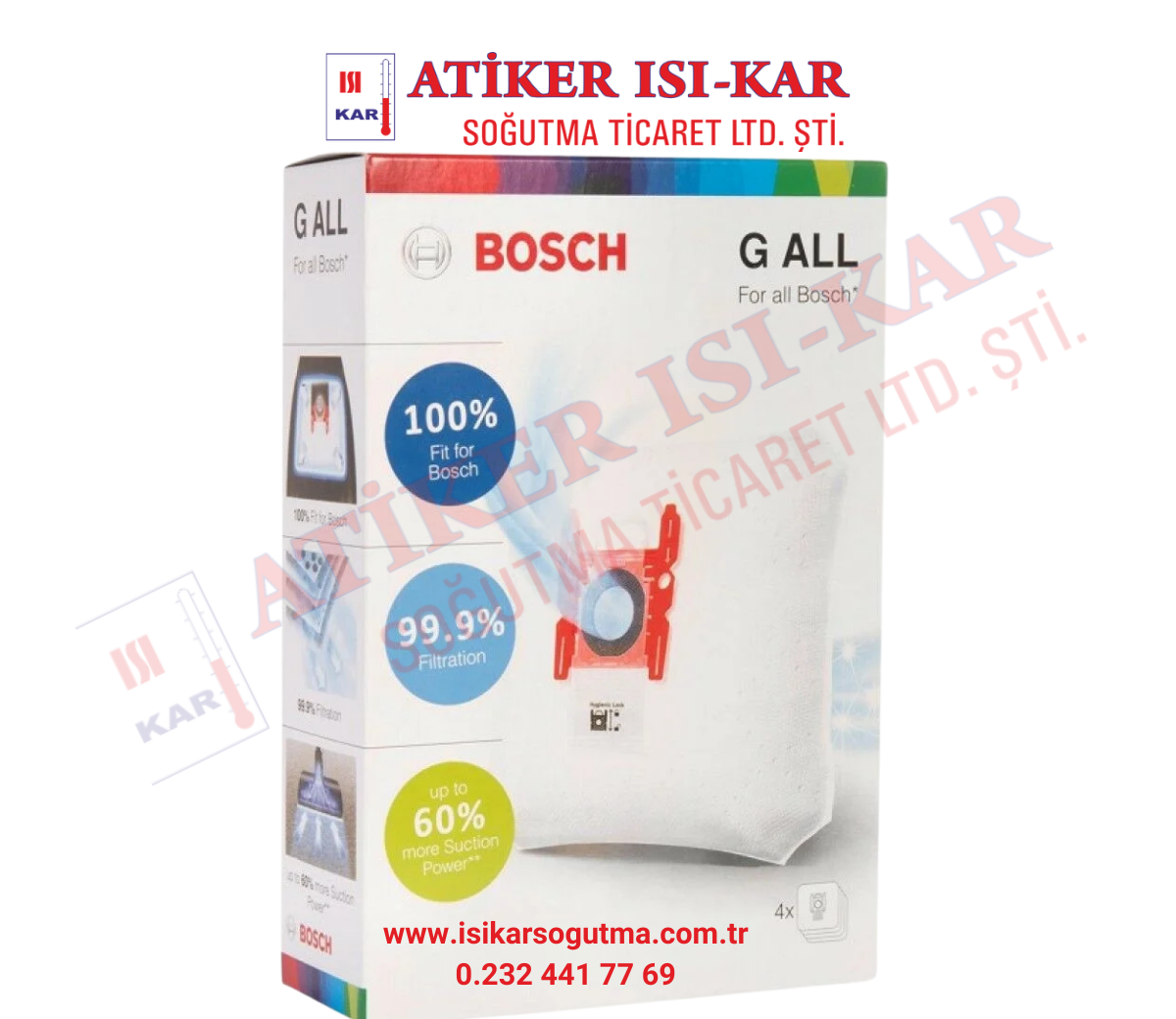 BOSCH SIEMENS PROFİLO TOZ TORBASI.G TİP KUTULU