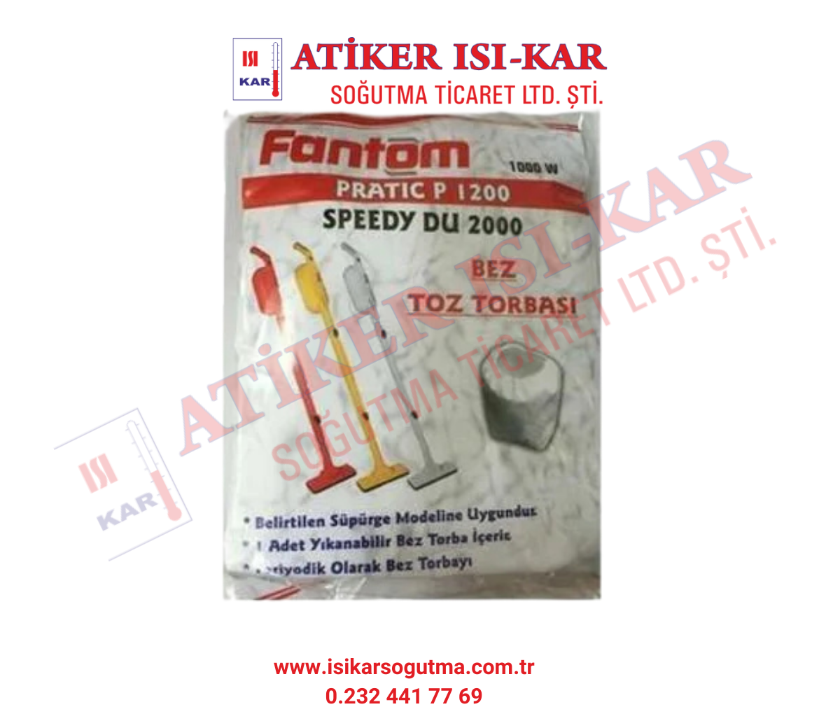 FANTOM PRATİK TOZ TORBASI