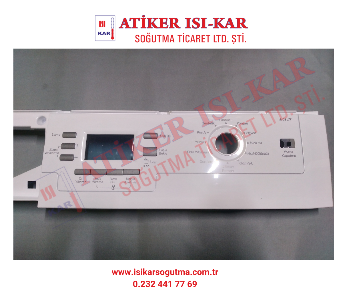 ARÇELİK 8103 HT ÖN PANEL 2892009113