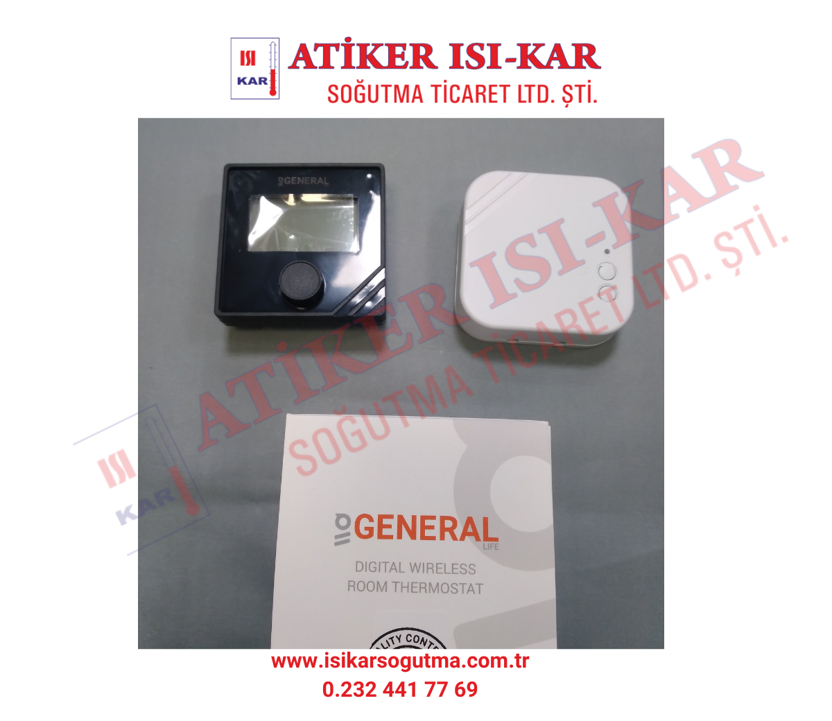 GENERAL MİTRA HT25 RF KABLOSUZ ODA TERMOSTAT